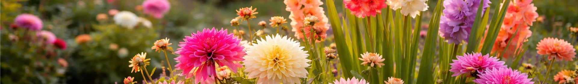 Dahlien und Gladiolen - Rosengut Langerwisch